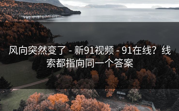 风向突然变了 - 新91视频 - 91在线？线索都指向同一个答案
