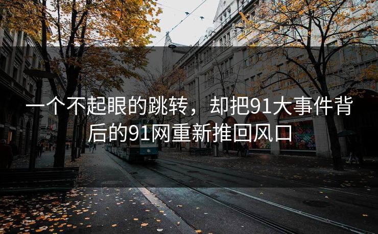 一个不起眼的跳转，却把91大事件背后的91网重新推回风口